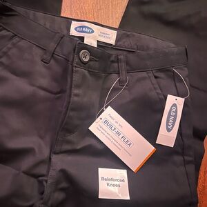 Old Navy Boy’s Black Straight Pants